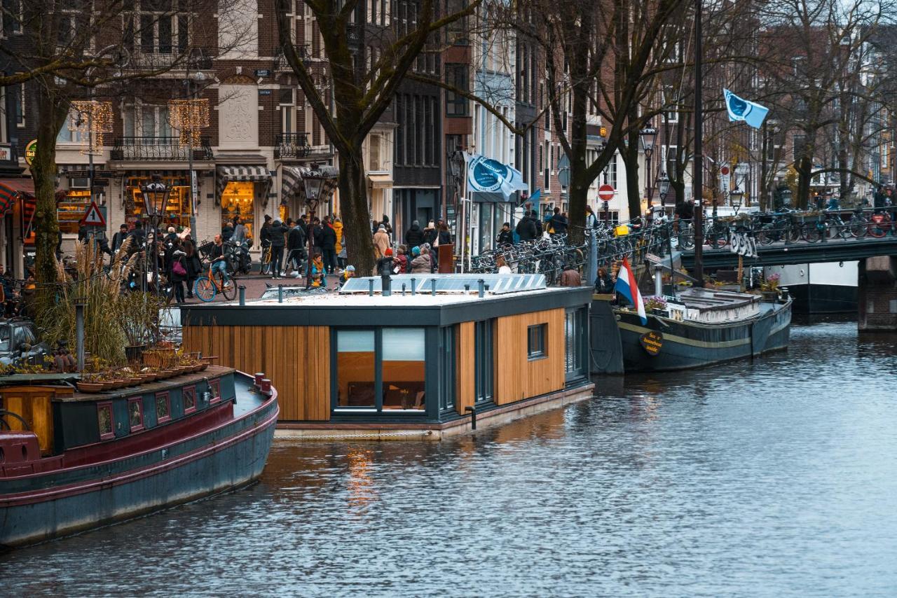 2 Houseboat Suites Amsterdam Prinsengracht Bagian luar foto