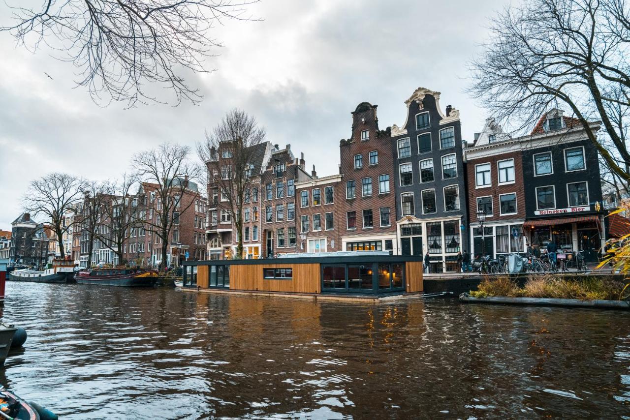 2 Houseboat Suites Amsterdam Prinsengracht Bagian luar foto