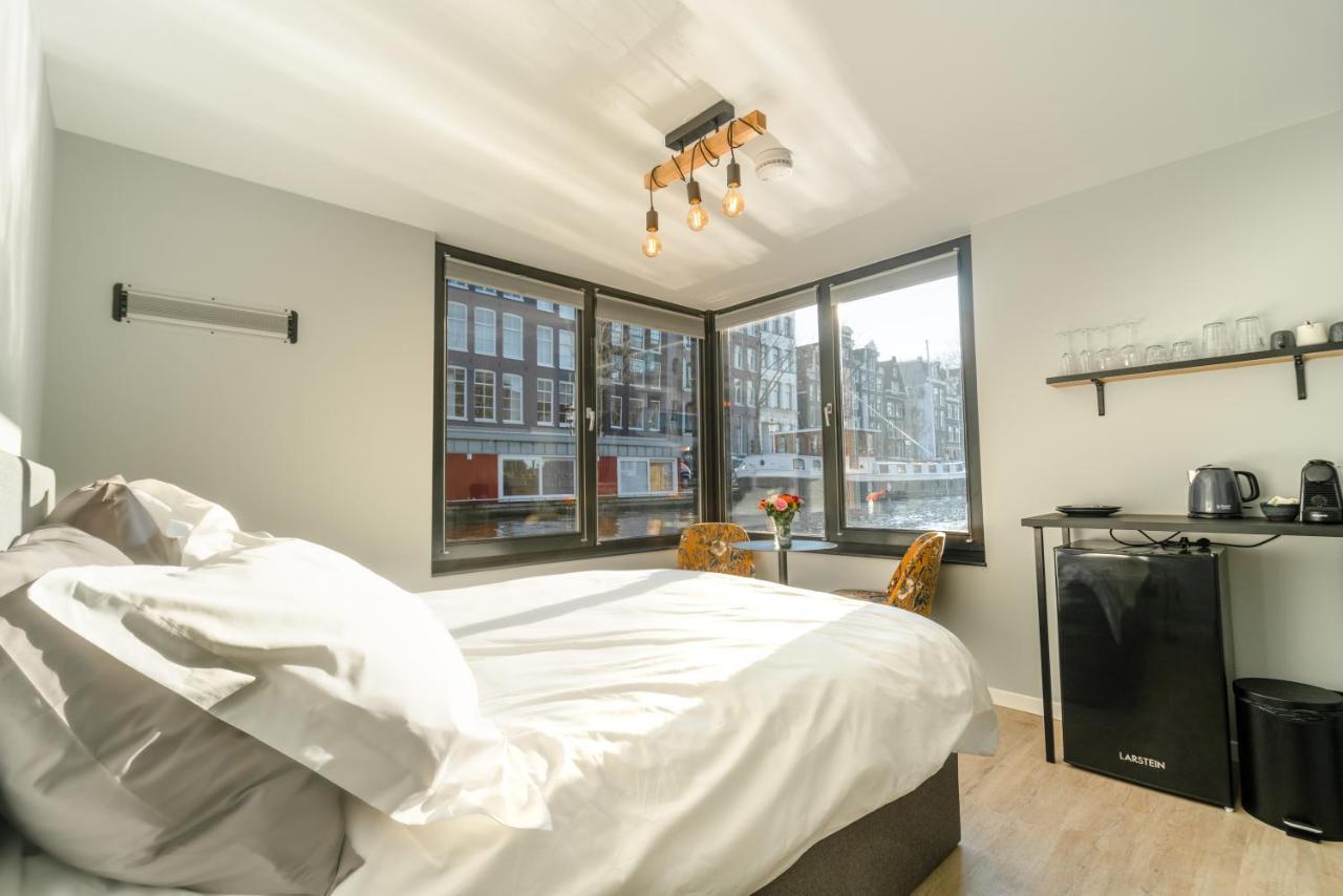 2 Houseboat Suites Amsterdam Prinsengracht Bagian luar foto