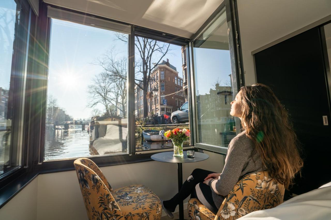2 Houseboat Suites Amsterdam Prinsengracht Bagian luar foto